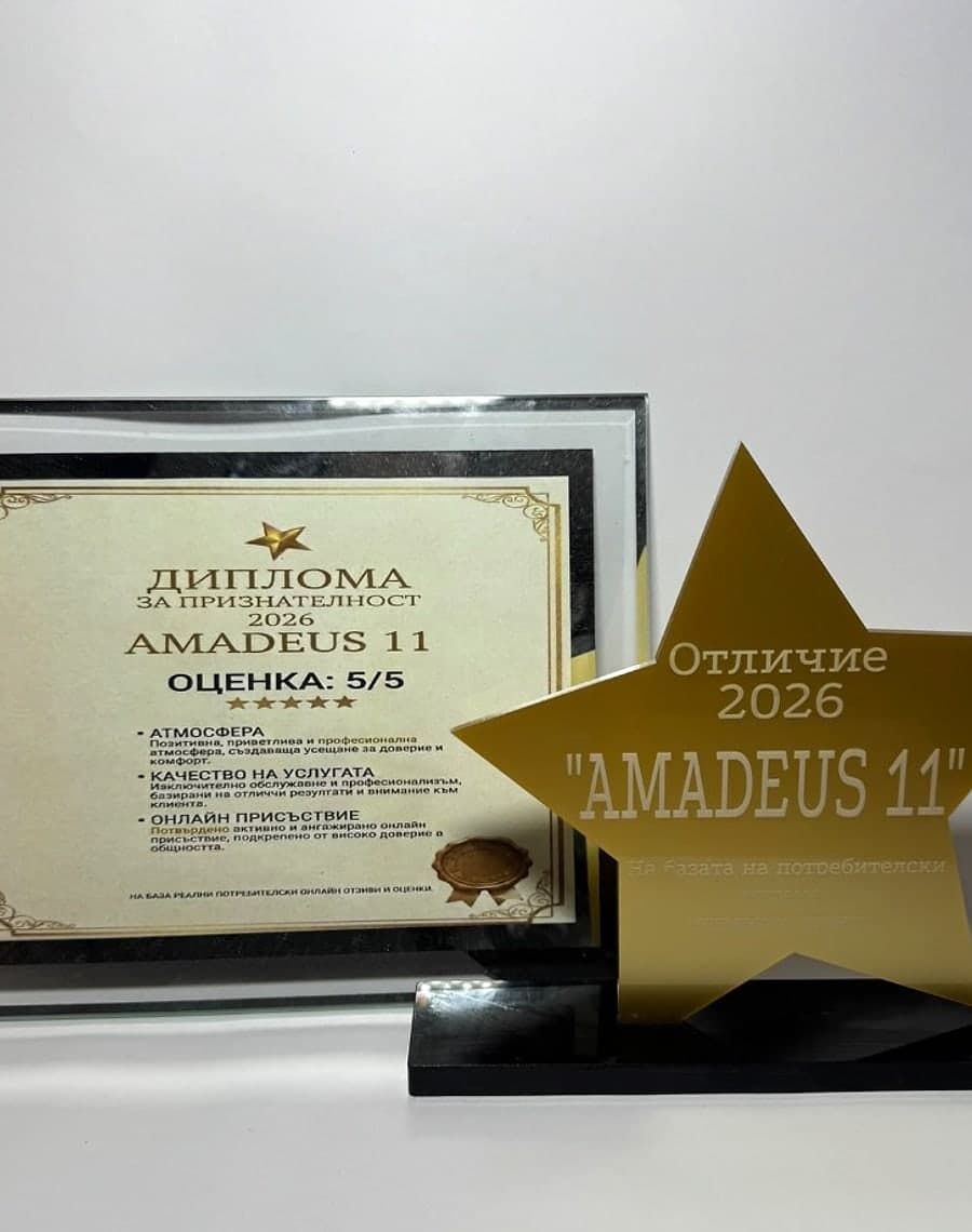 Диплом признательности — AMADEUS 11, 2026